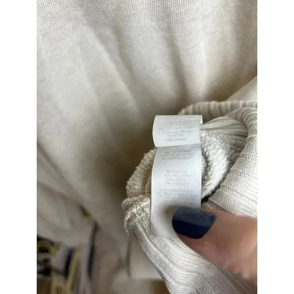 Aerie Oversized Sweathshirt Oatmeal Cream Size M READ - Picture 7 of 7